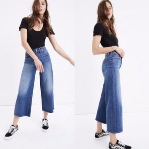 Madewell Bainbridge Wide Leg Crop Jeans